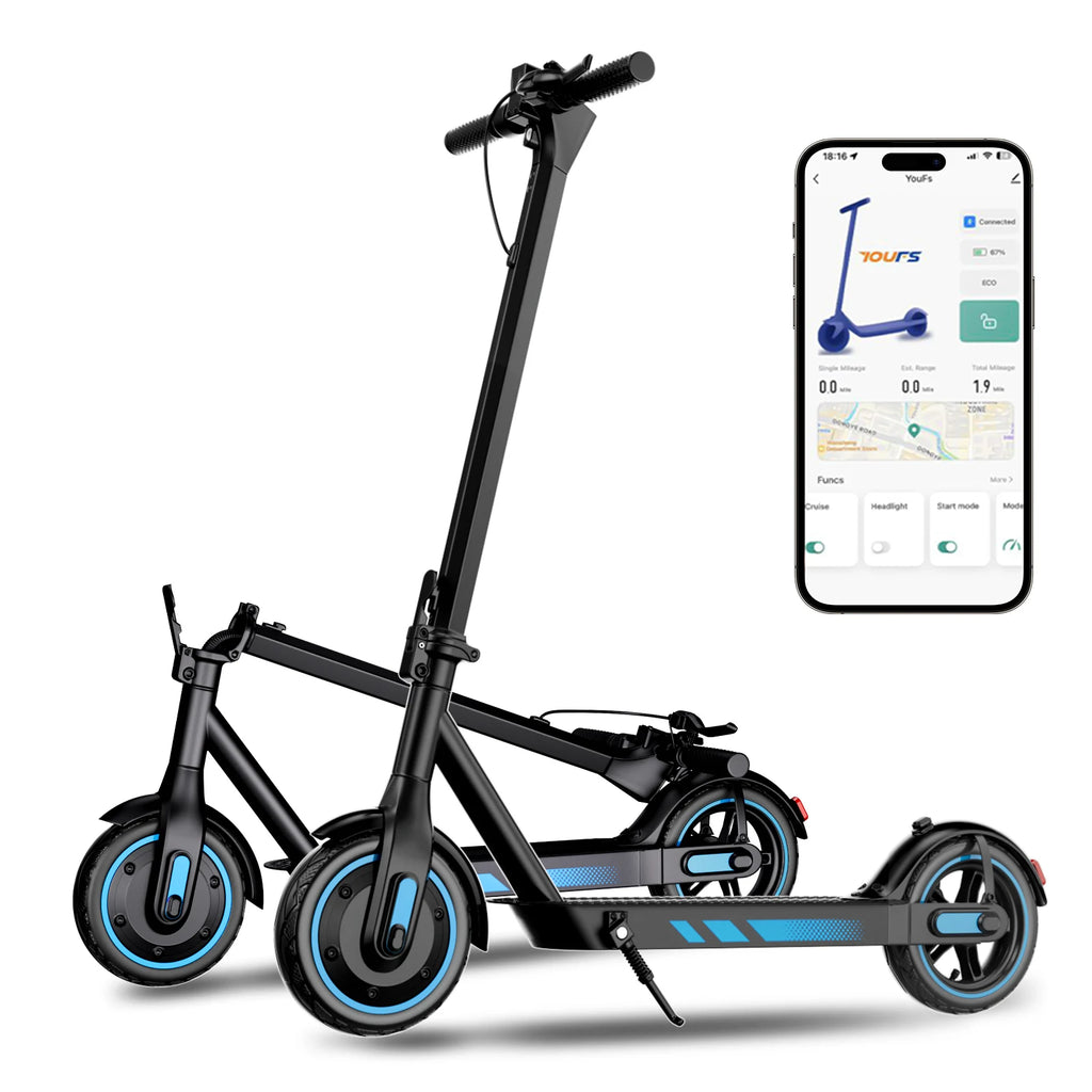 V10 Foldable Electric Scooter | 500W Motor, 25-Mile Range | Adults