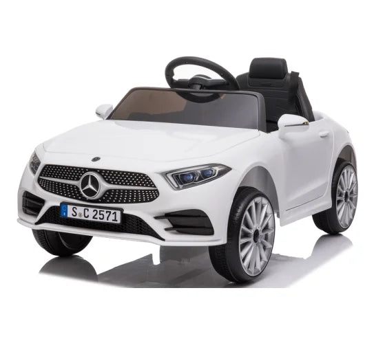 Mercedes-Benz Kids 12V Electric Ride-On Car with Remote Control | Ages 2–5 | White